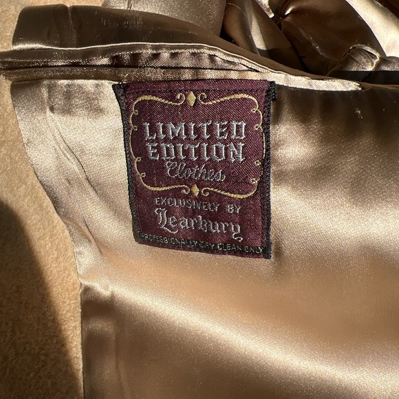 Vintage Learbury Camel Coat Lined Mint Condition US made PTP 22. Y2K - Picture 5 of 11